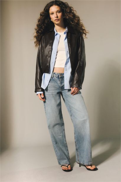 Low Waist Long Jeans