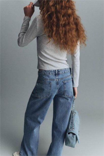 Low Waist Long Jeans