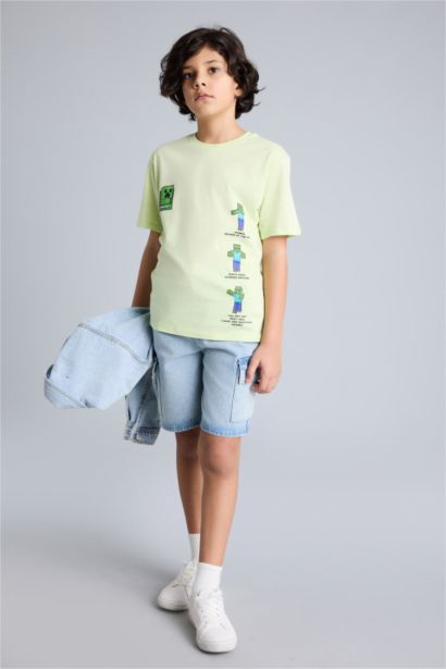 Mınecraft Tişört Erkek Çocuk