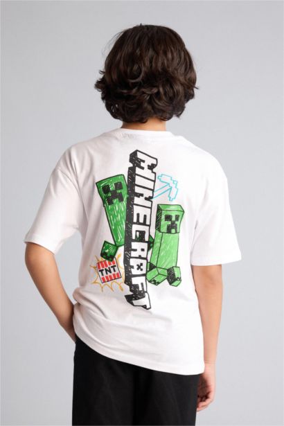 Mınecraft Oversıze Tişört Erkek Çocuk