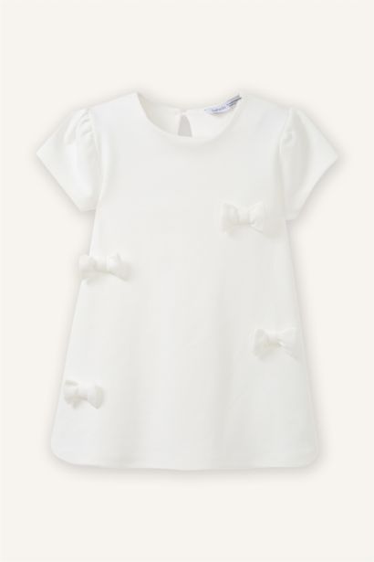 Fiyonklu Elbise Kız Bebek