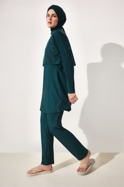 Regular Fit 5'Li Burkini Mayo