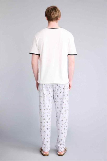 طقم قصة عادية نص كم من سنوبي - قطعتين