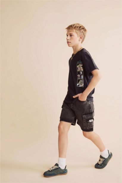 Boy Oversize Fit Star Wars Licensed Short Sleeve T-Shirt