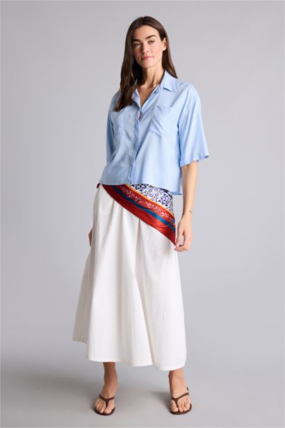 Boxy Fit Short Sleeve Shirt