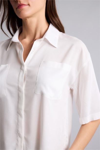 Boxy Fit Short Sleeve Shirt