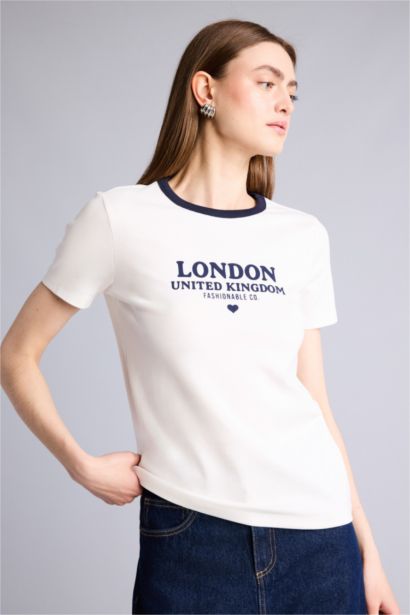 Regular Fit Ribana Short Sleeve T-Shirt
