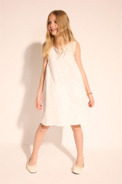 Sleeveless Woven Dress