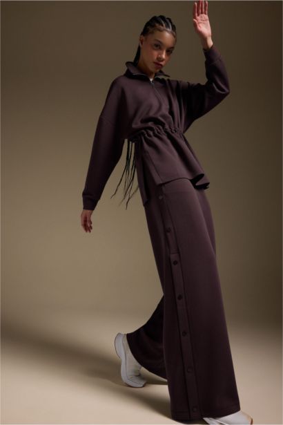 Wide Leg Long Modal Sports Sweatpants