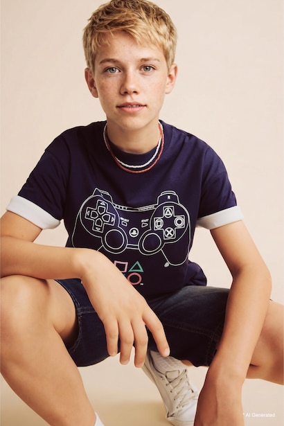 T-shirt oversize PlayStation pour garçon