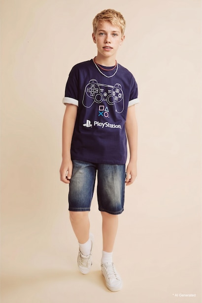 T-shirt oversize PlayStation pour garçon