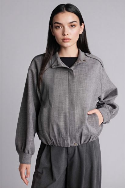 Dik Yaka Blazer Ceket