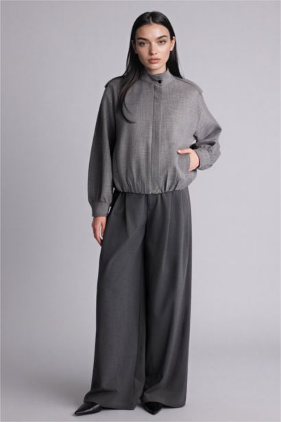 Dik Yaka Blazer Ceket