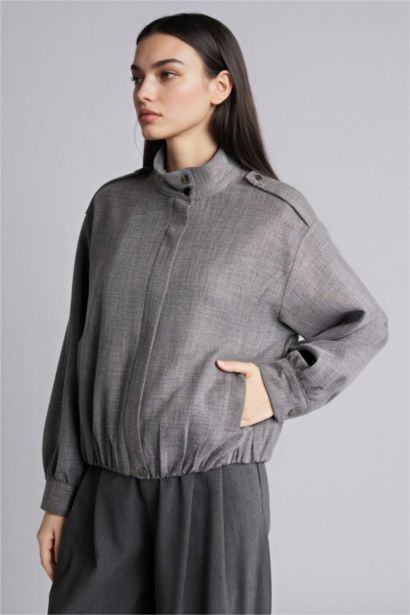 Dik Yaka Blazer Ceket