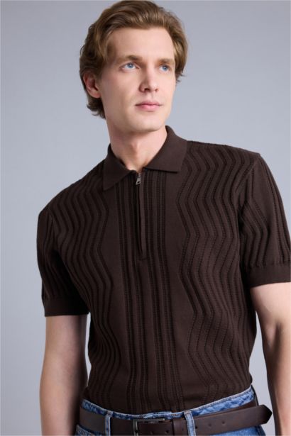 Standard Fit Short Sleeve Polo T-Shirt