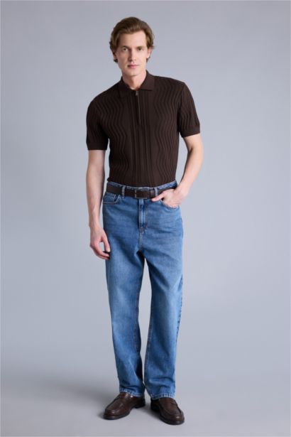 Standard Fit Short Sleeve Polo T-Shirt