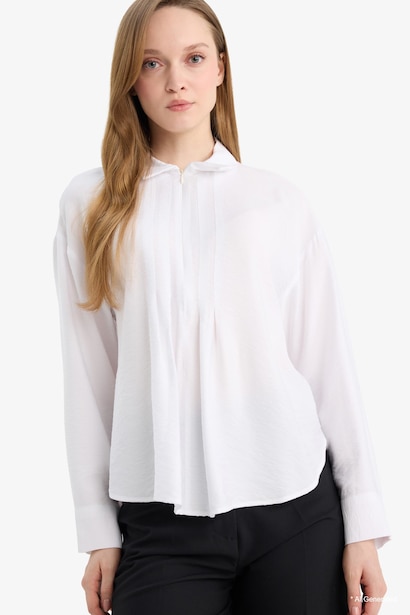 Relaxed Fit Uzun kollu Gömlek