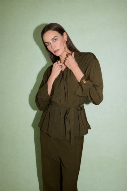 Relaxed Fit Uzun Kollu Gömlek