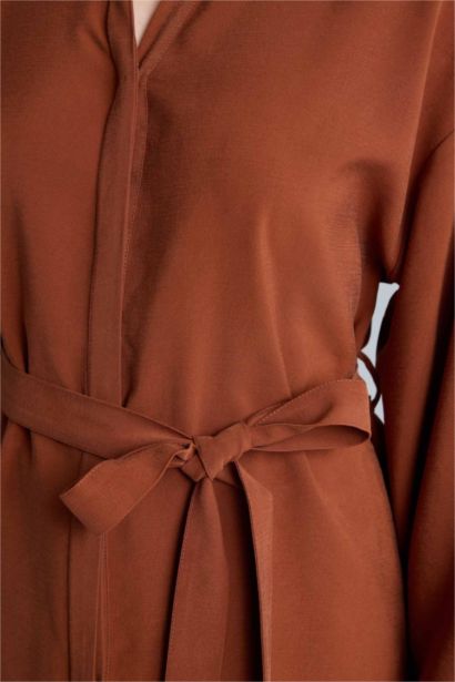 Relax Fıt Gömlek Yaka Uzun Kollu Gömlek