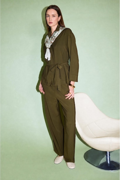 Straight Fit Trousers