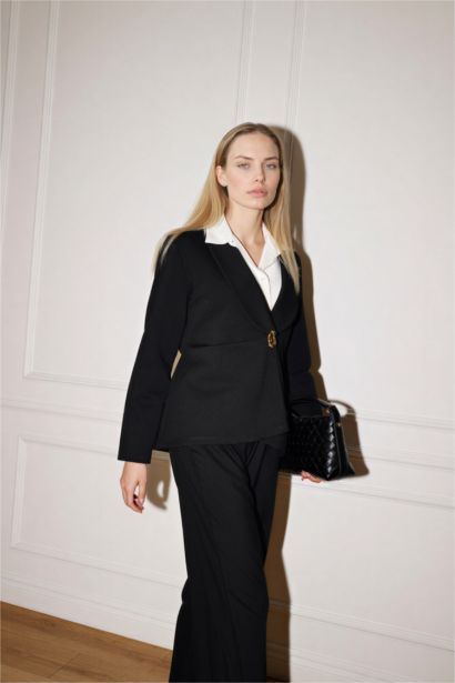 Veste en piqué à col V