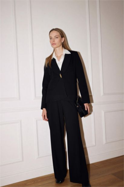 Veste en piqué à col V