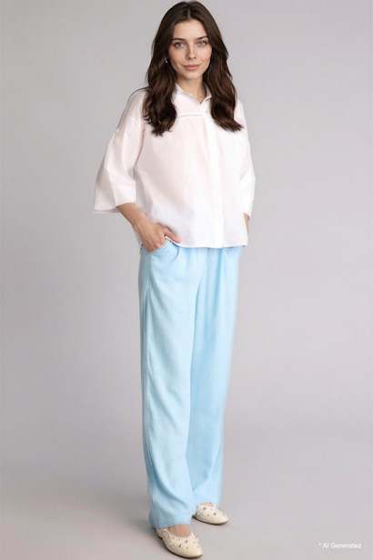 Regular Fit linen Trousers
