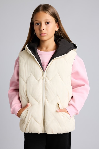 Gilet Coupe Oversize Fille