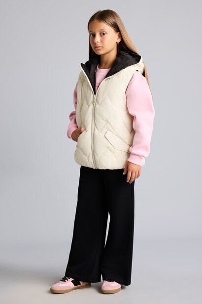 Gilet Coupe Oversize Fille