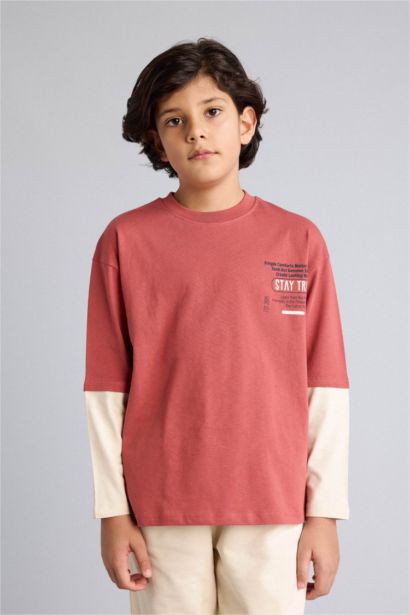 Комплект вязанный 2 шт. стандартного кроя для мальчиков