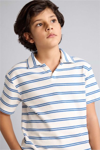 Çizgili Tişört Pantolon 2'li Takım Erkek Çocuk