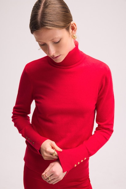 Regular Fit Ultra-Soft Turtleneck Pullover
