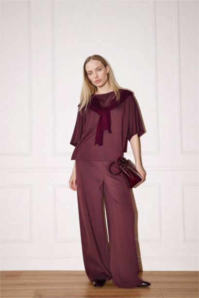 Boat Neck Long Sleeve T-Shirt