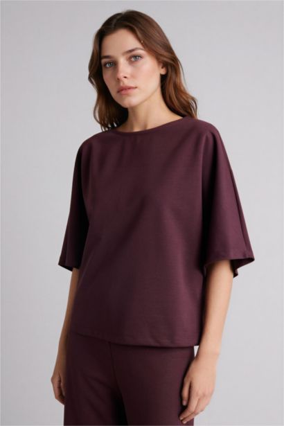 Boat Neck Long Sleeve T-Shirt