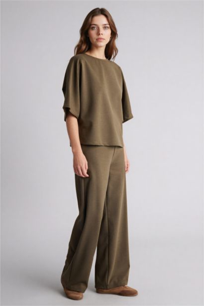 Boat Neck Shor Sleeve T-Shirt