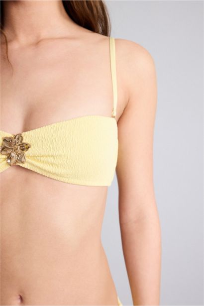 Regular Fit Krinkıl Bikini Üstü