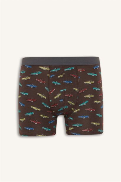 Regular Fıt Baskılı 3'lü Boxer