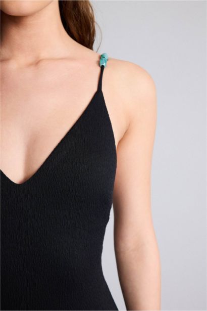 Regular Fit кринкл мата суға шомылу киімі