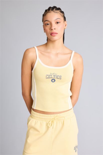 Майка NBA Boston Celtics Fitted в рубчик