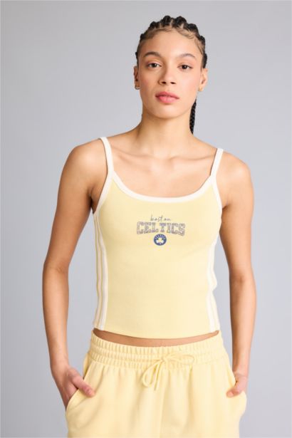 Майка NBA Boston Celtics Fitted в рубчик