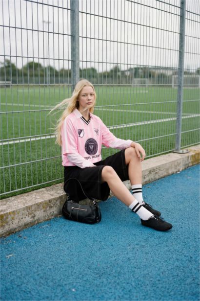 MLS Oversıze V Yaka Tişört