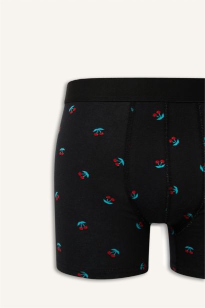 بوكسر قصة عادية بطبعة فاكهة - 3 قطع