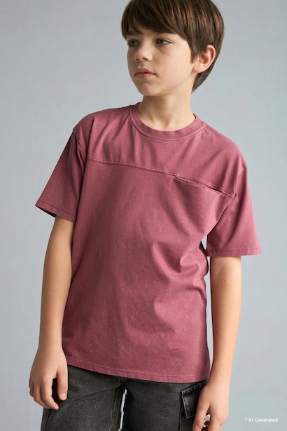 Boy New Regular Fit Crew Neck T-Shirt