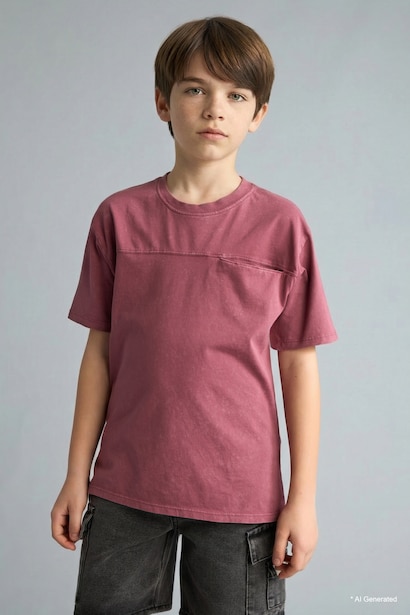 Boy New Regular Fit Crew Neck T-Shirt
