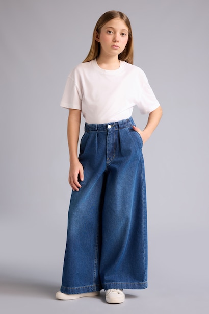 Girl Wide Leg Jeans