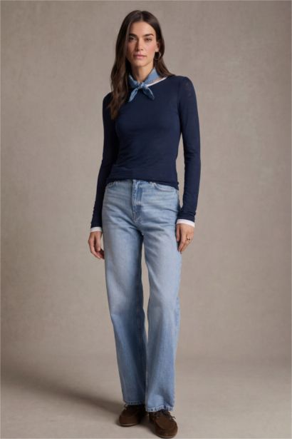 Футболка Slim Fit в рубчик