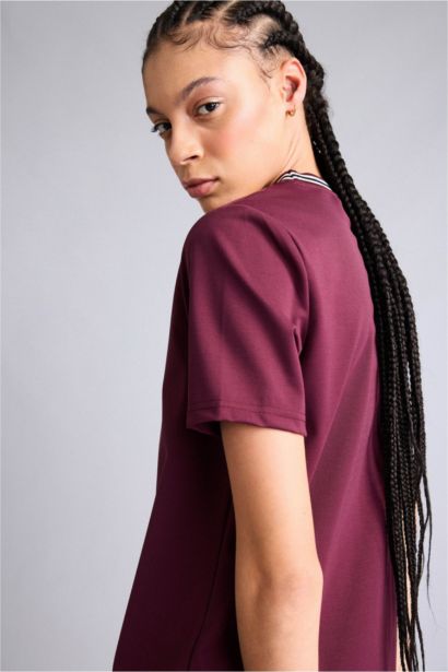 Standard Fit поло жағалы спорттық жібек қысқа жеңді поло футболка