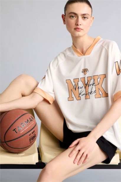 NBA Oversize Forma Kumaş Tişört