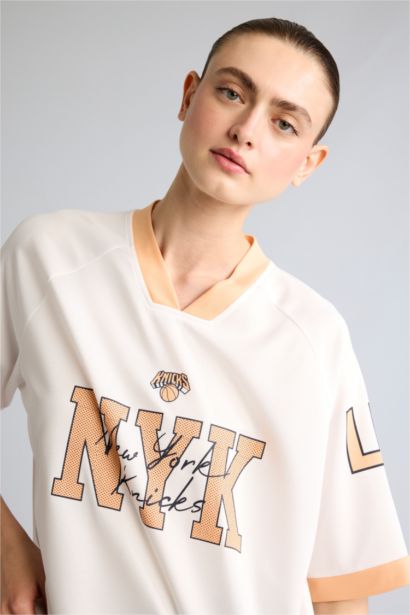 NBA Oversize Forma Kumaş Tişört