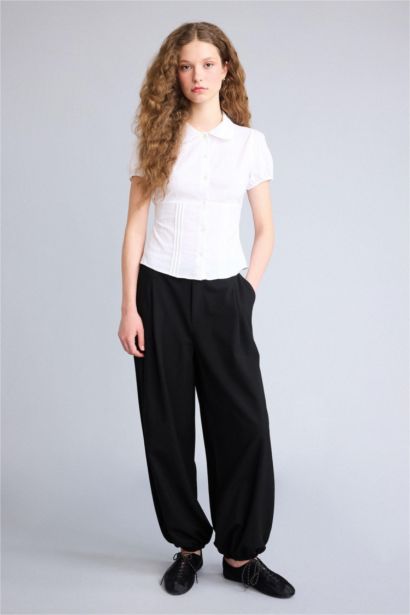 Balloon Fit Double Pocket Trousers